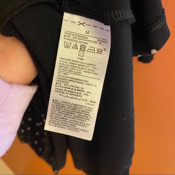 Old Navy Polka Dot Long Sleeve Dress - Picture 4 of 5